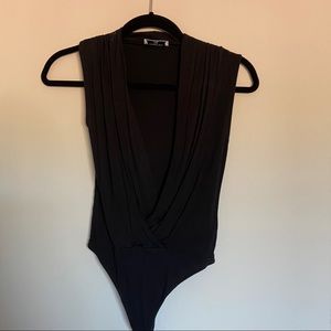 Babaton black bodysuit